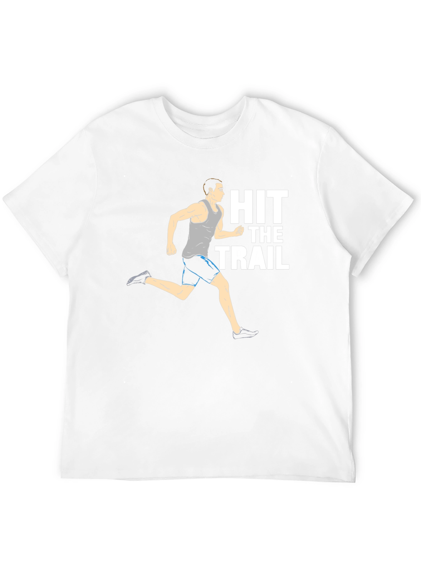 Hit the Trail Graphic Tee - Mens Black T-Shirt