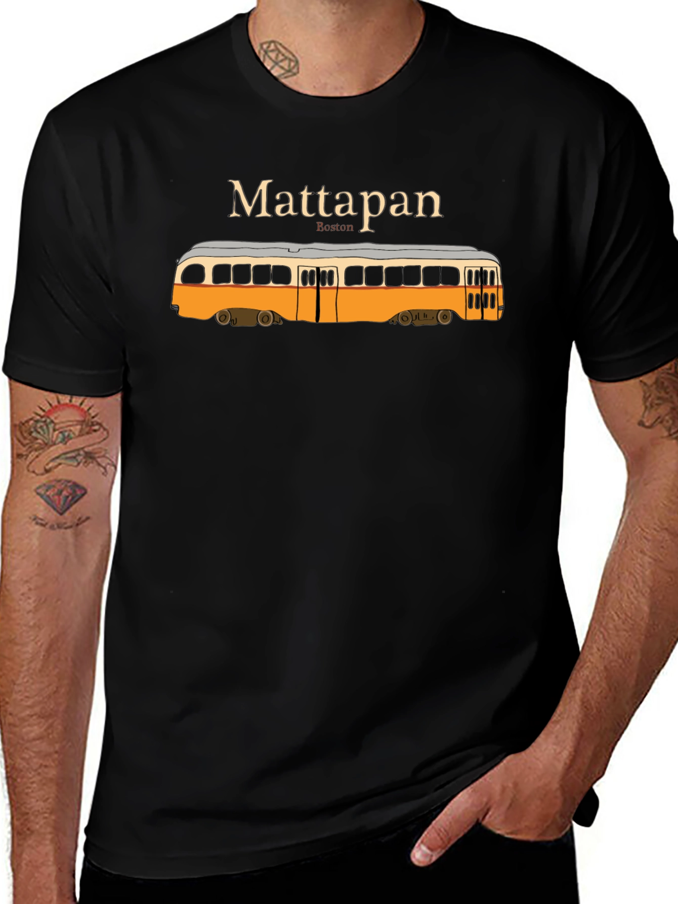Mattapan Boston Trolley T-Shirt