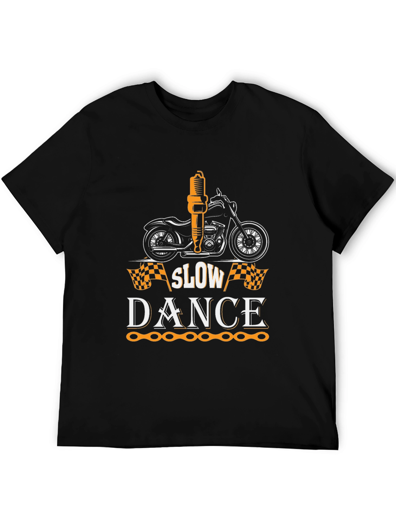 Slow Dance Motorcycle T-Shirt - Black