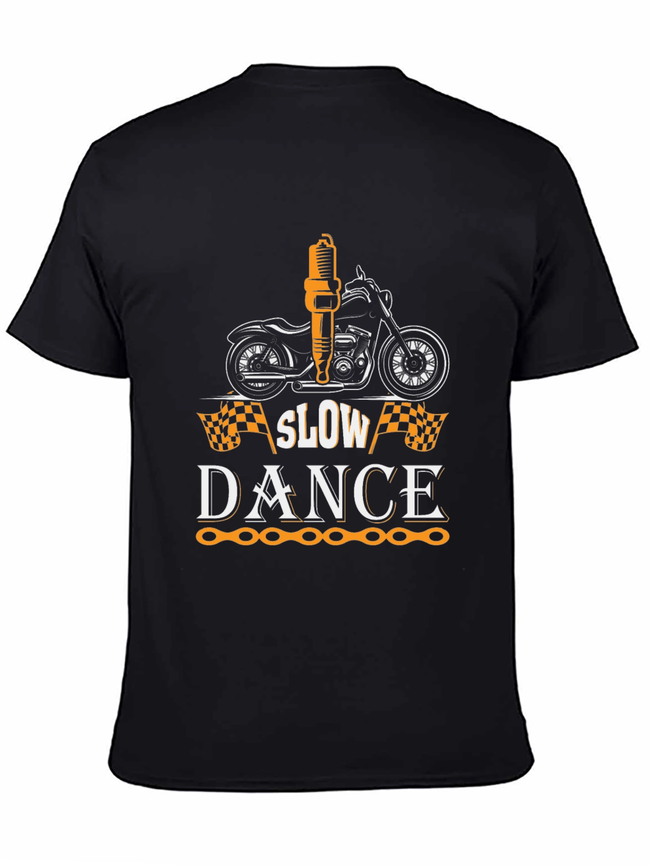 Slow Dance Motorcycle T-Shirt - Black