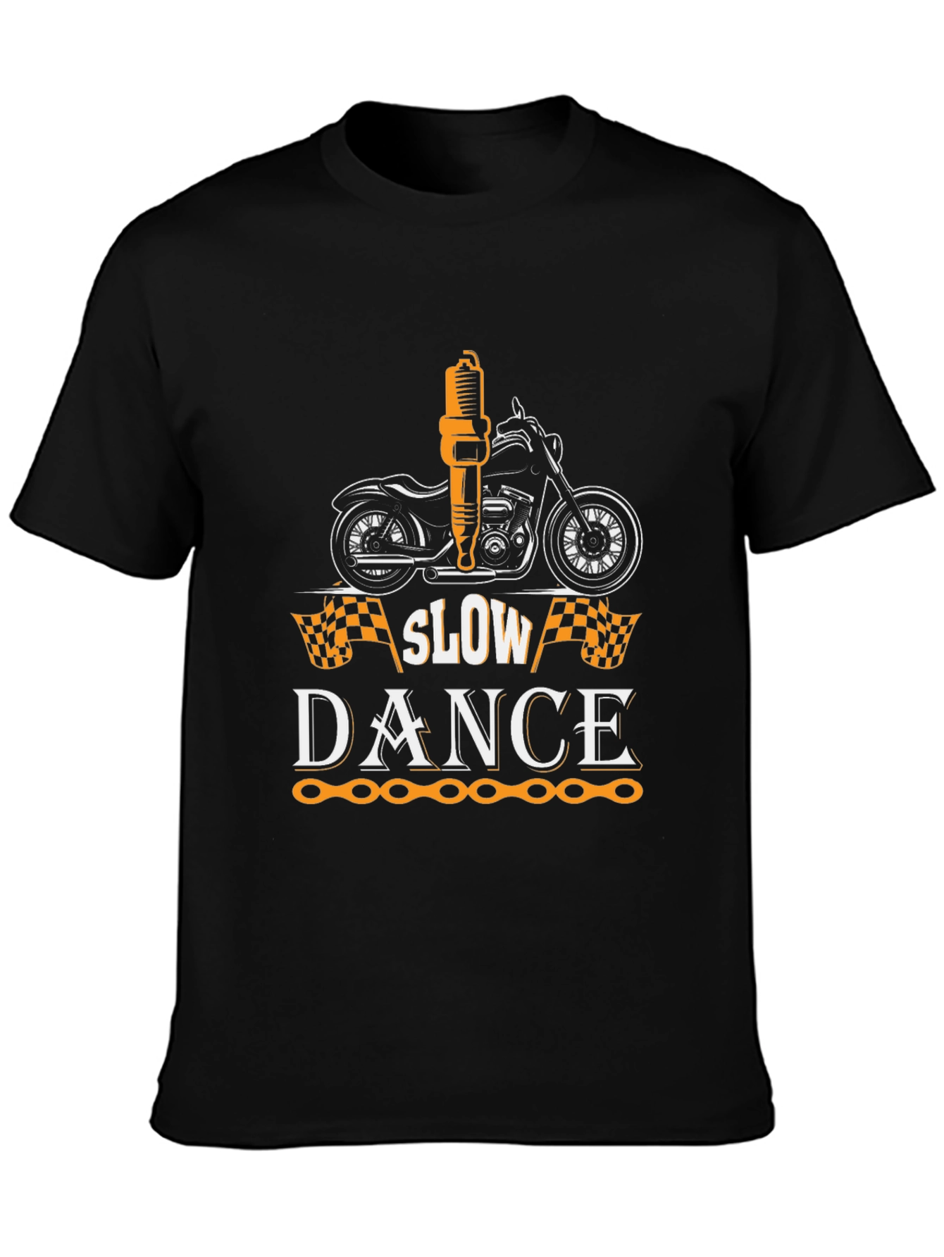 Slow Dance Motorcycle T-Shirt - Black