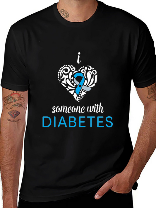 Diabetes Awareness T-Shirt - Support Someone With Diabetes