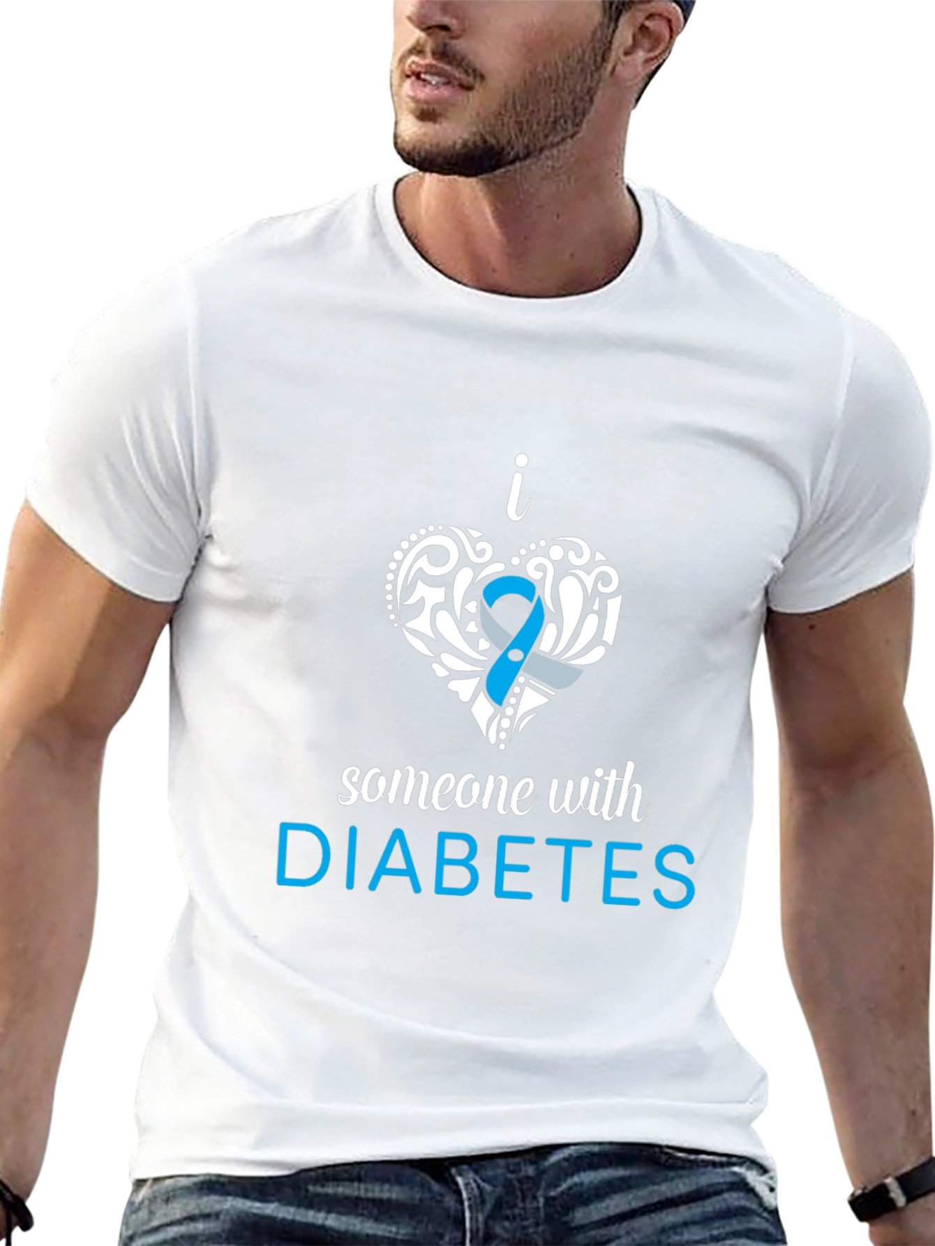 Diabetes Awareness T-Shirt - Support Someone With Diabetes
