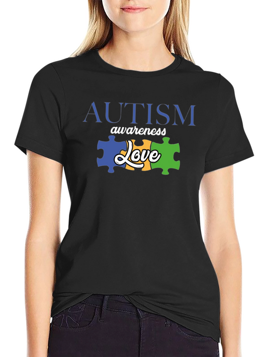 Autism Awareness Love Puzzle Piece T-Shirt