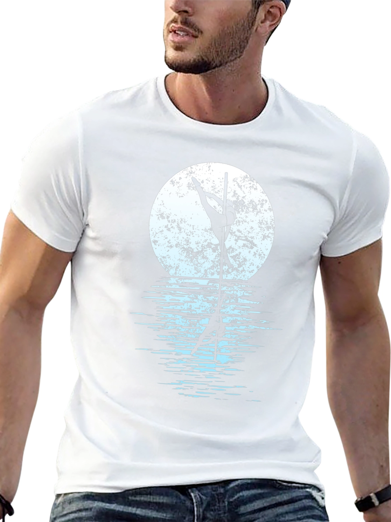 Pole Dancer Moon Reflection T-Shirt