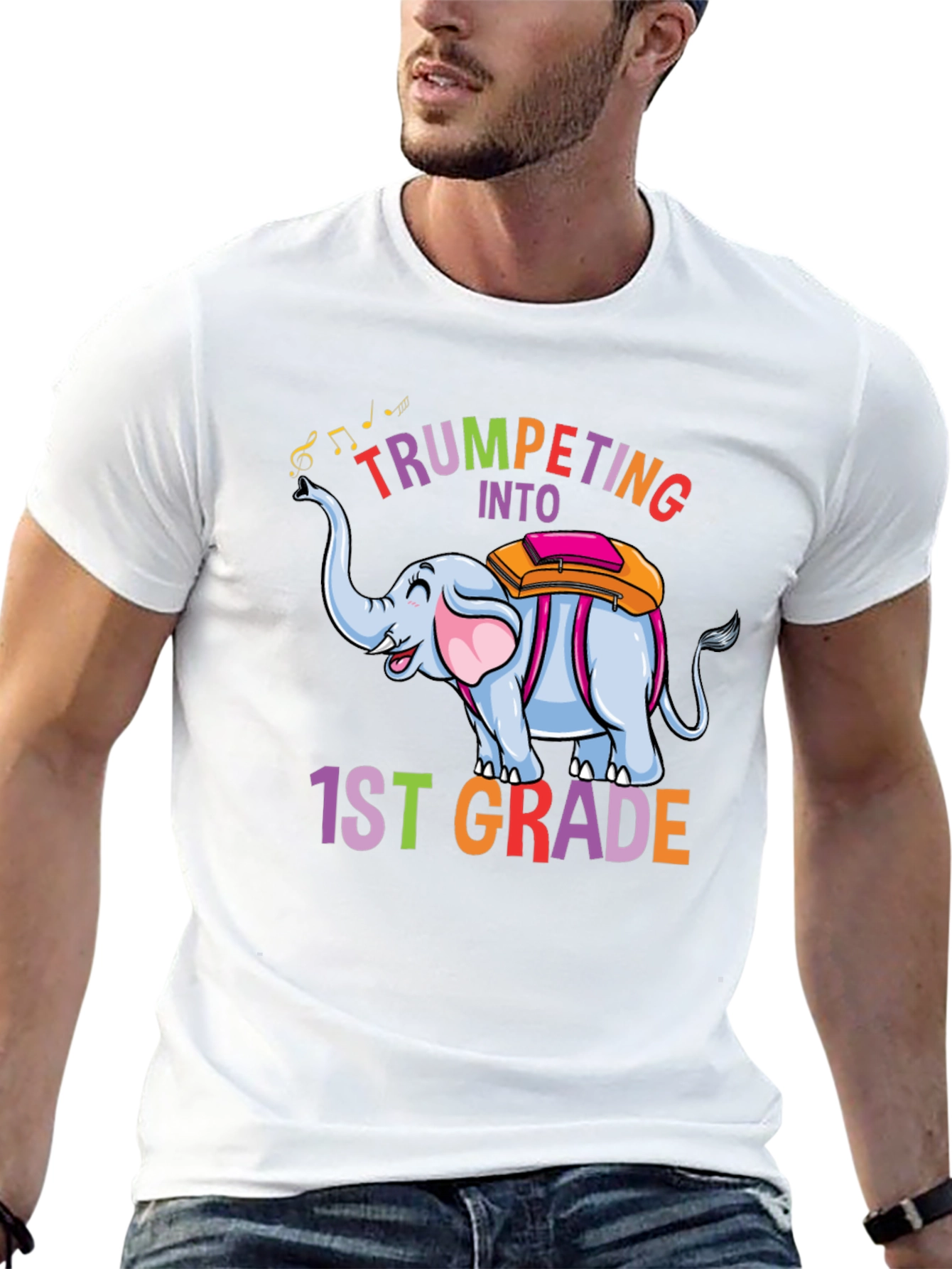 Trumpeting Into 1st Grade T-Shirt