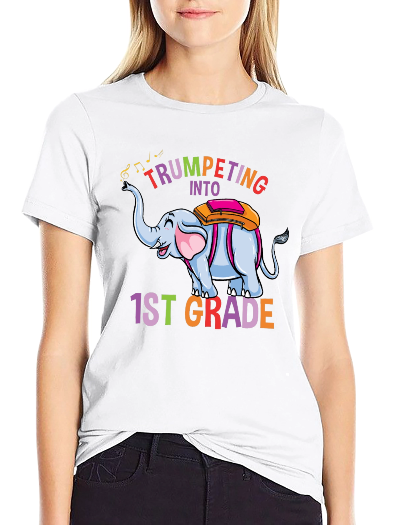 Trumpeting Into 1st Grade T-Shirt