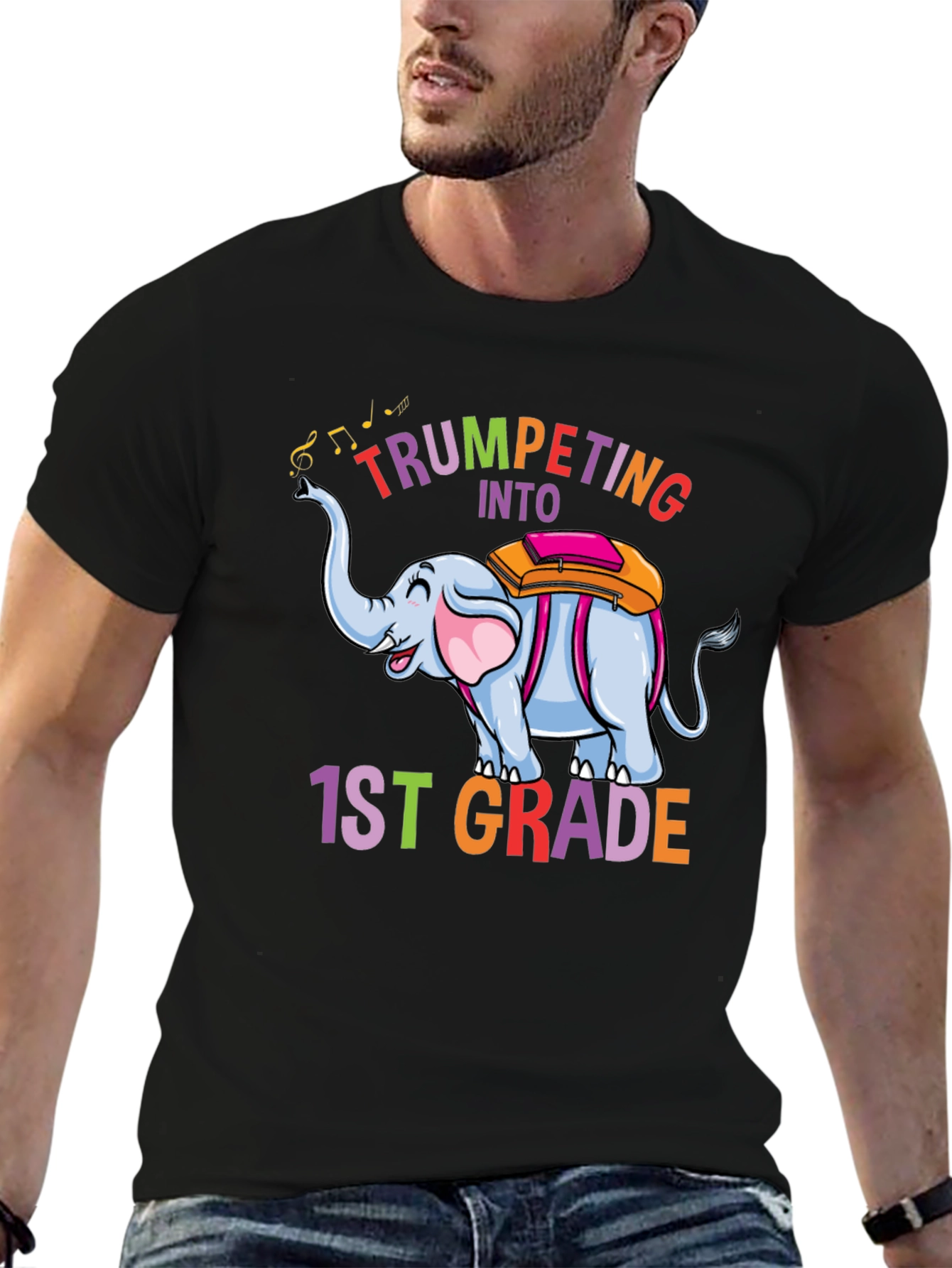 Trumpeting Into 1st Grade T-Shirt