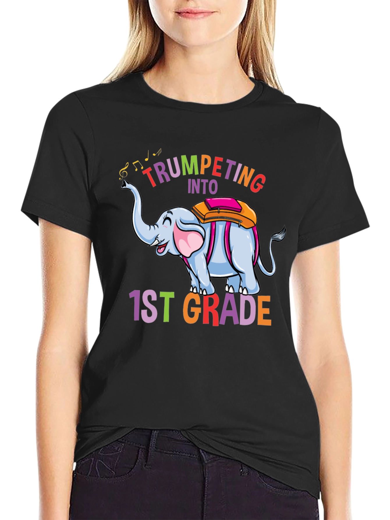Trumpeting Into 1st Grade T-Shirt