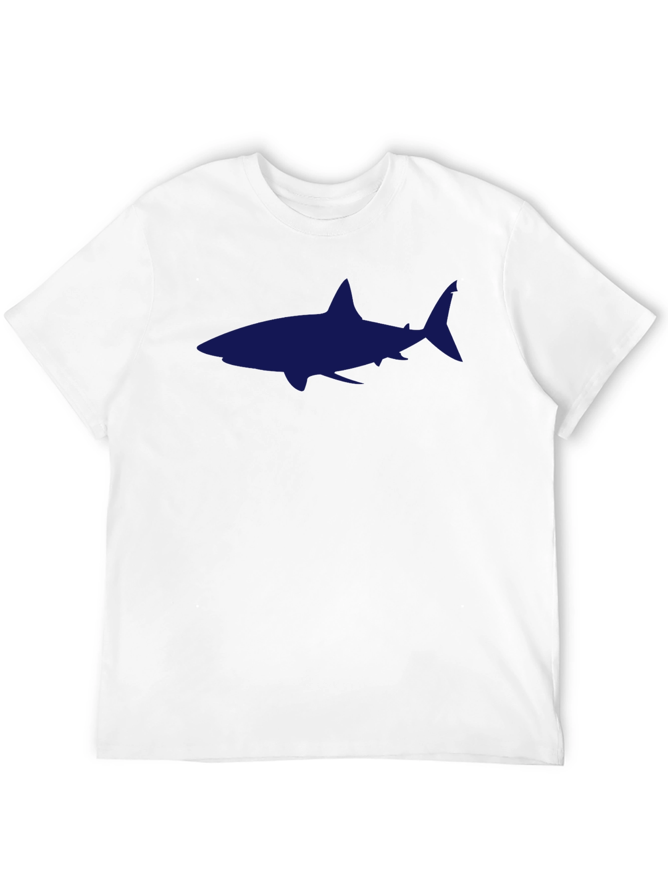 Mens Black T-Shirt with Shark Graphic