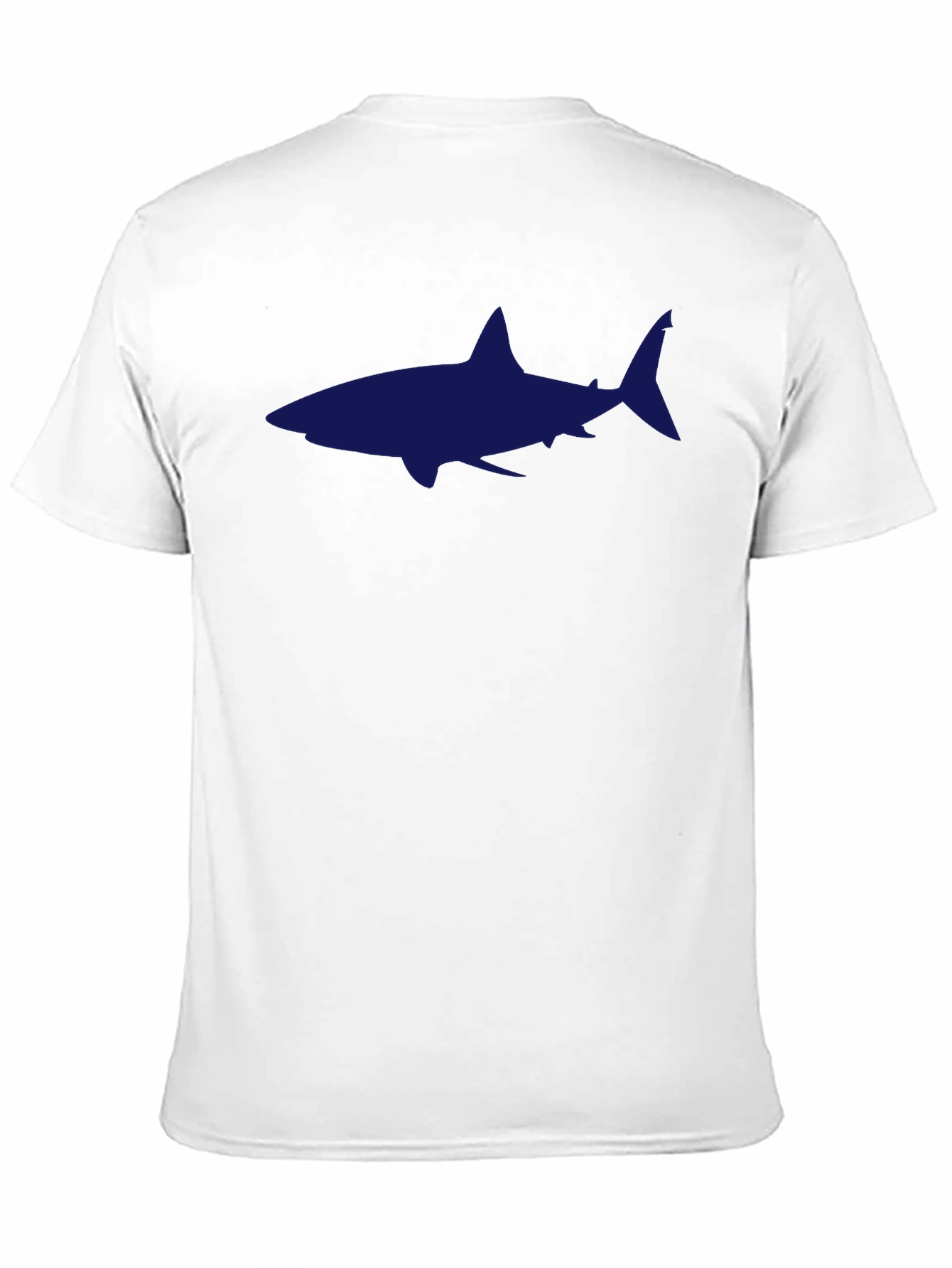 Mens Black T-Shirt with Shark Graphic