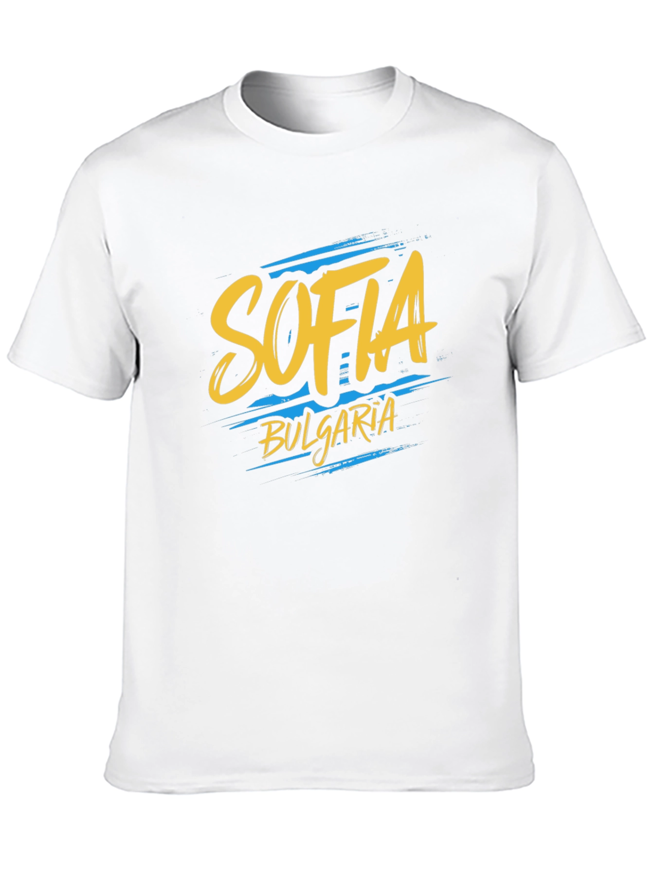 Sofia Bulgaria Graphic Tee - Black Cotton T-Shirt