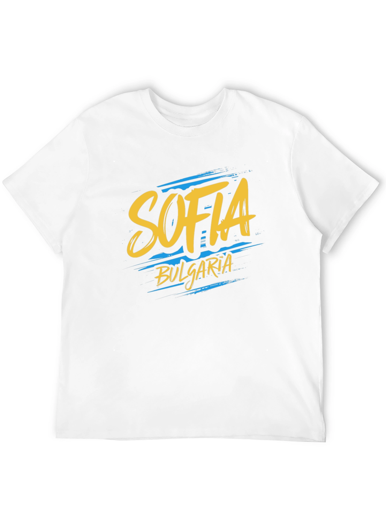 Sofia Bulgaria Graphic Tee - Black Cotton T-Shirt