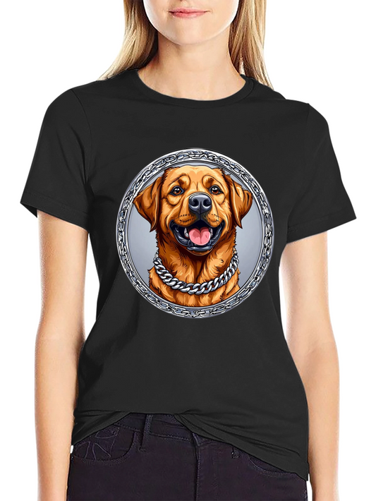 Dog Portrait Graphic Tee - Cool Chain Design