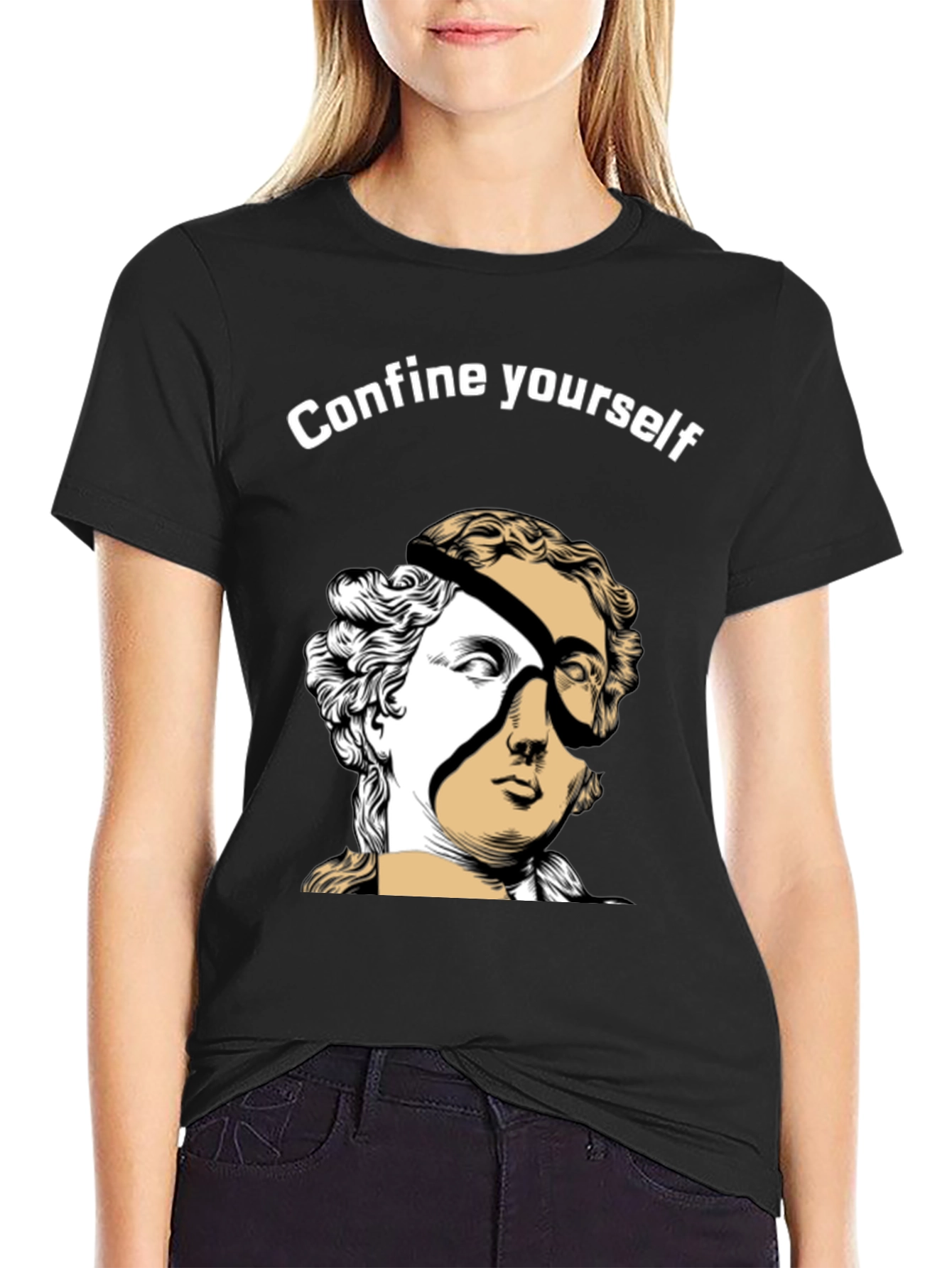 Confine Yourself Graphic Tee - Modern Art T-Shirt
