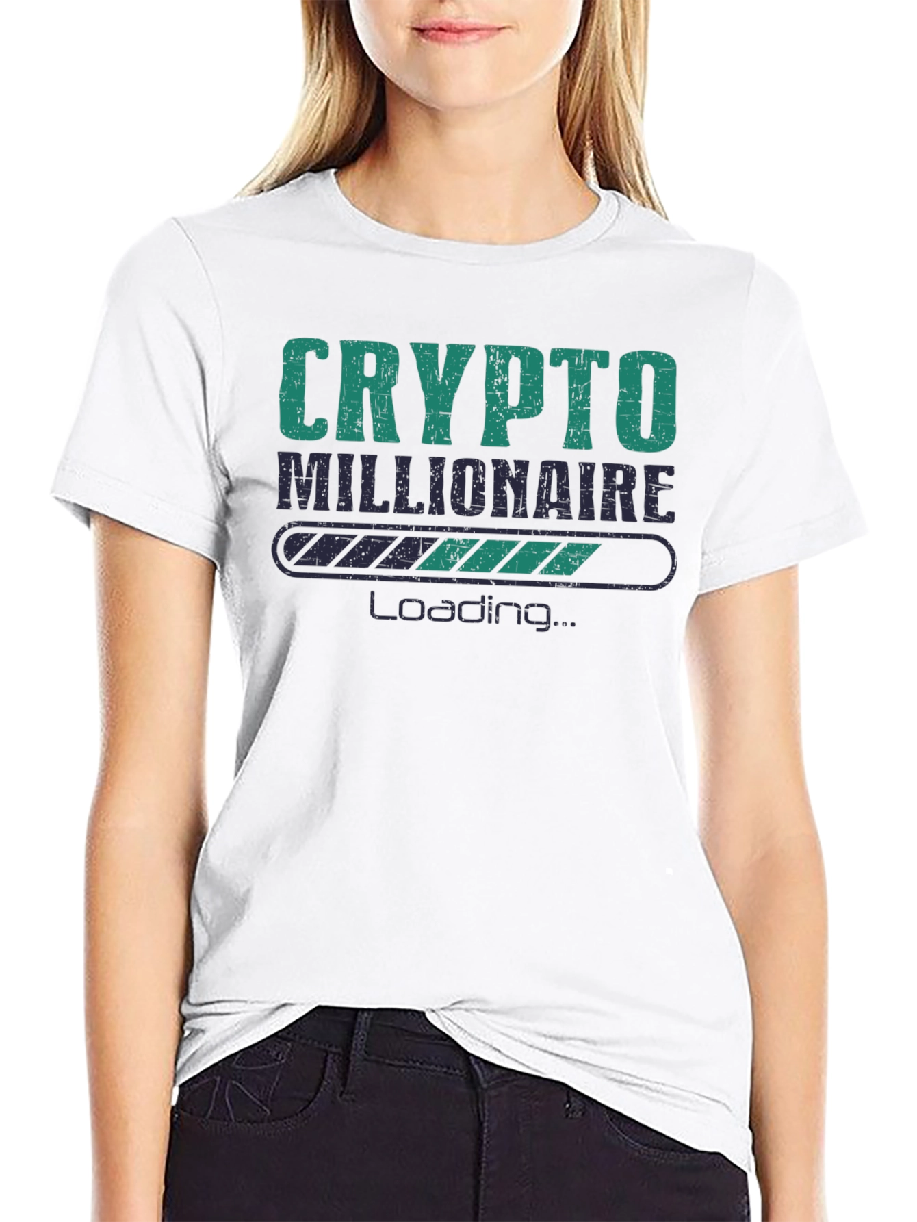 Crypto Millionaire Loading T-Shirt - Black