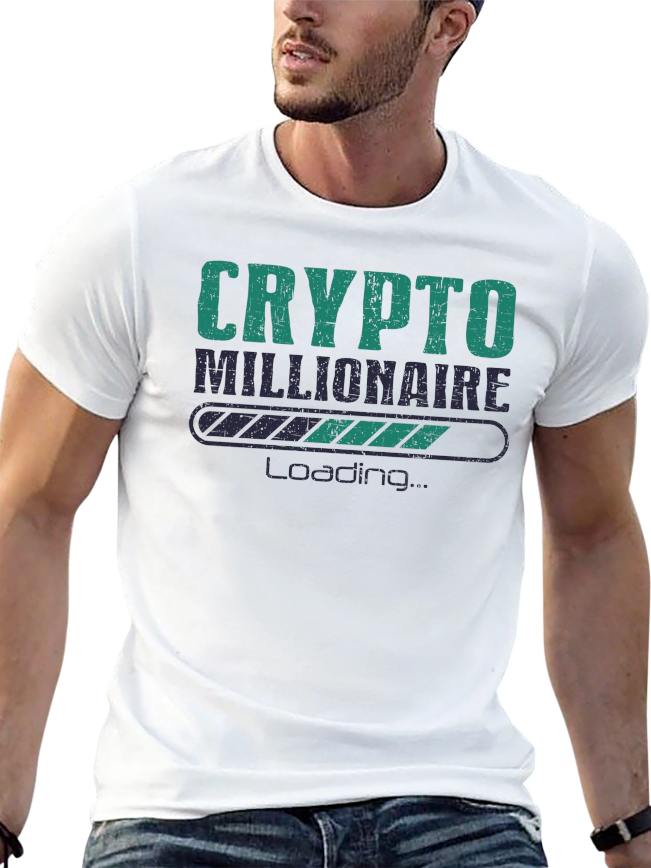 Crypto Millionaire Loading T-Shirt - Black