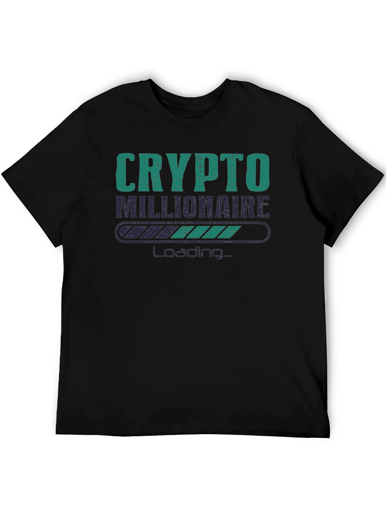 Crypto Millionaire Loading T-Shirt - Black