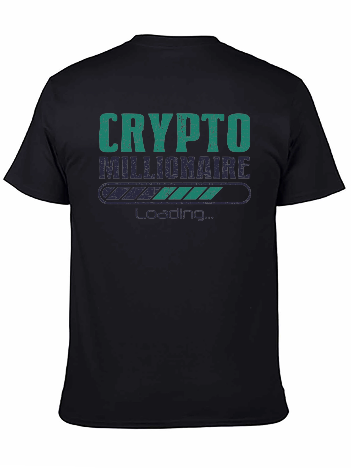 Crypto Millionaire Loading T-Shirt - Black