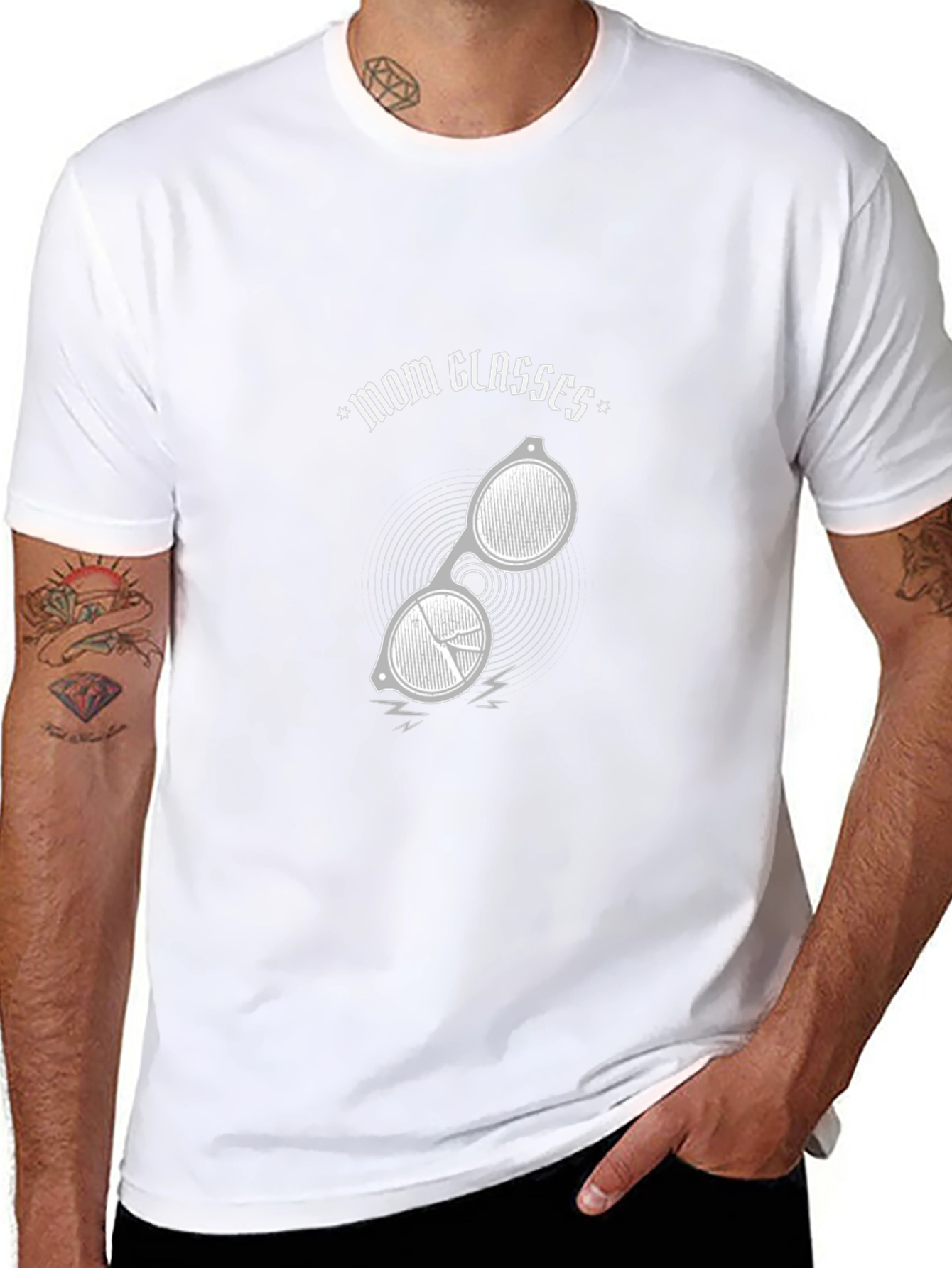 Mom Glasses Graphic T-Shirt