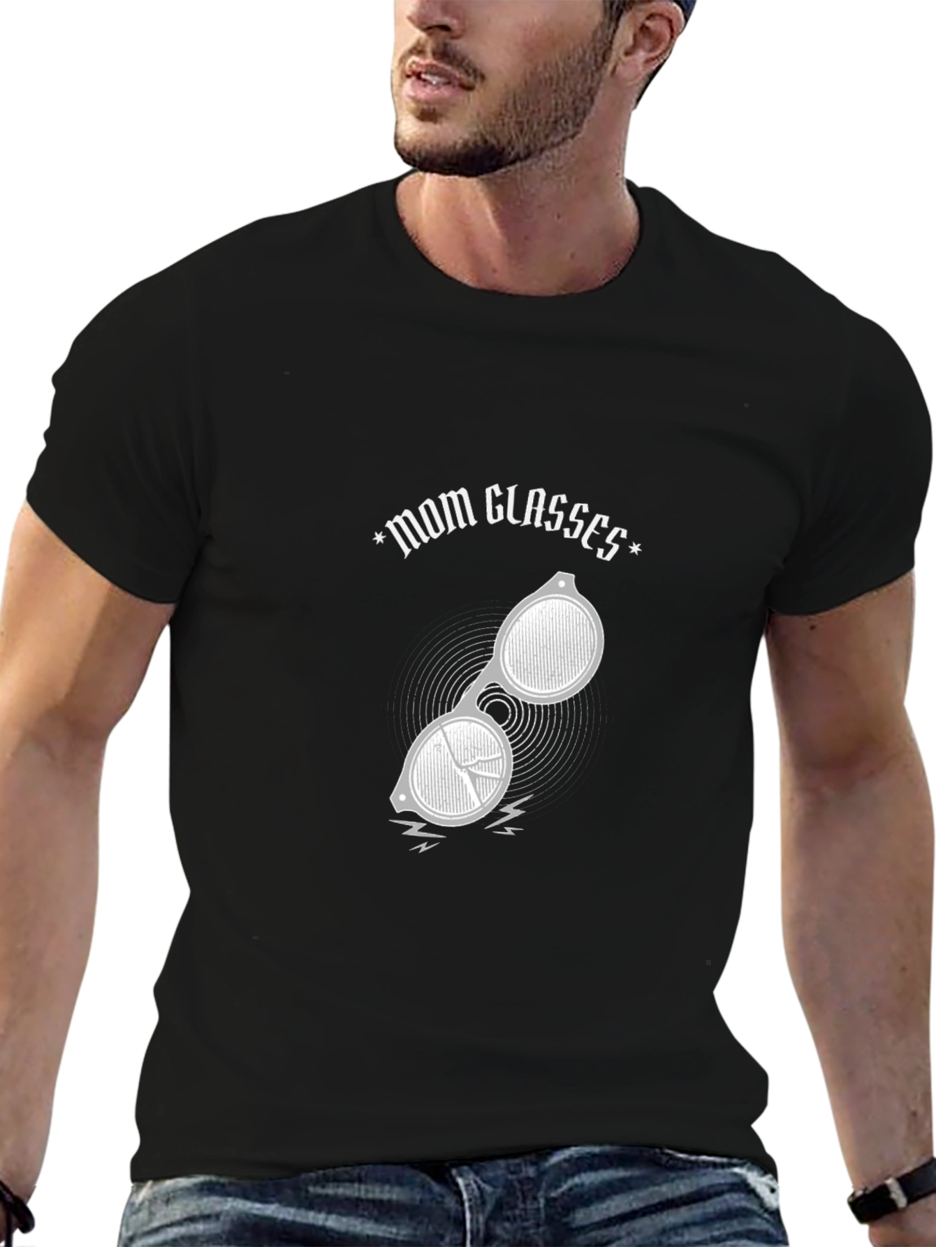 Mom Glasses Graphic T-Shirt