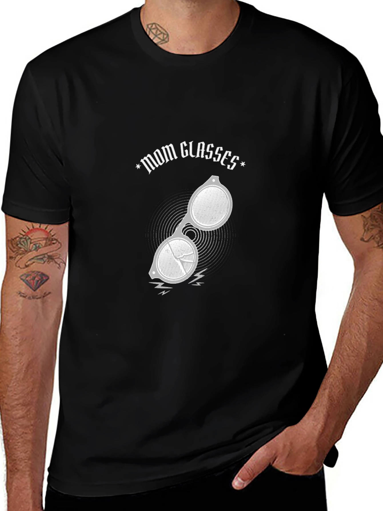 Mom Glasses Graphic T-Shirt