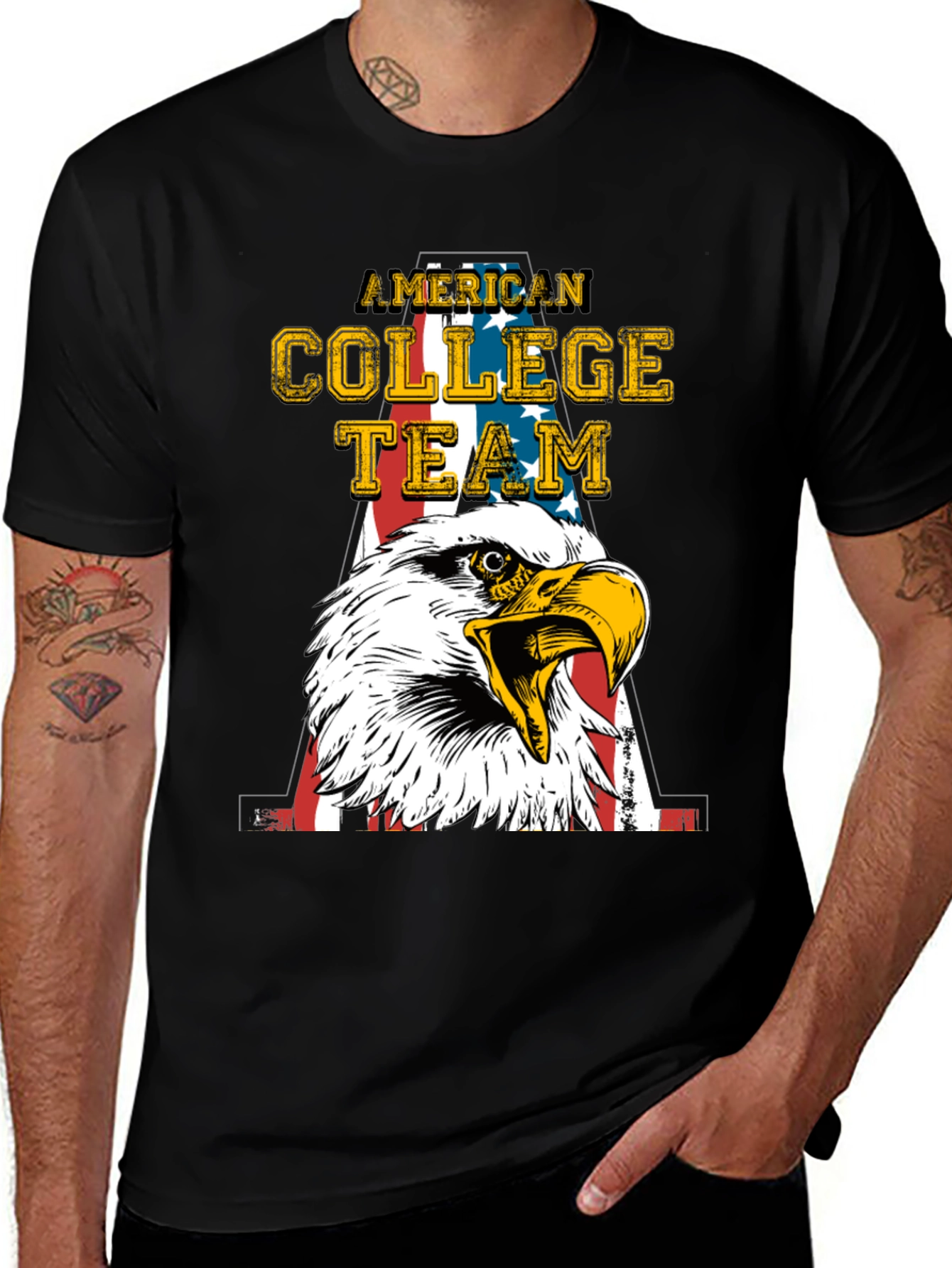 American College Team Eagle Graphic T-Shirt