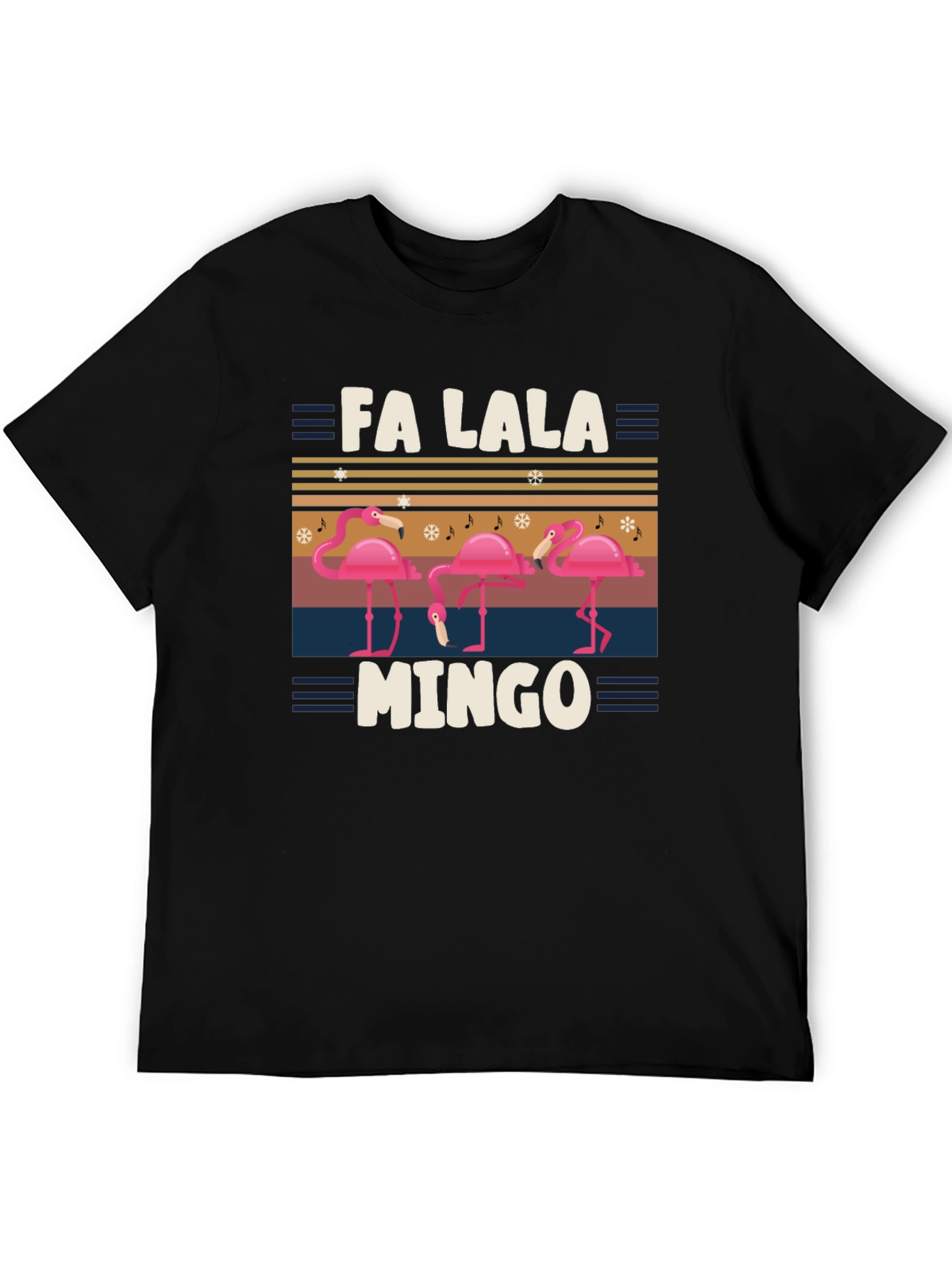 Fa La La Mingo Christmas Flamingo T-Shirt