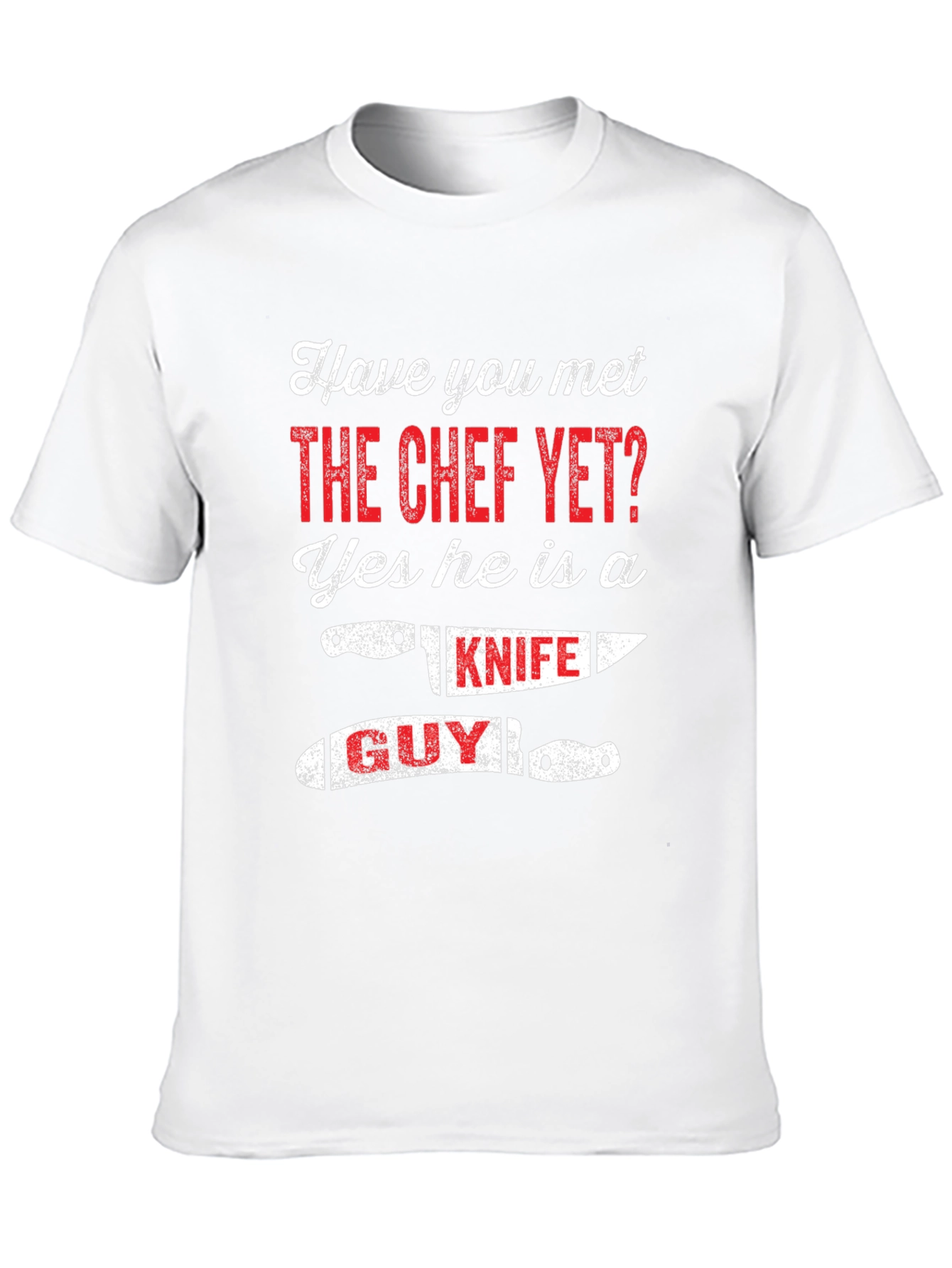 Chef Knife Guy Graphic Tee - Black Cotton T-Shirt