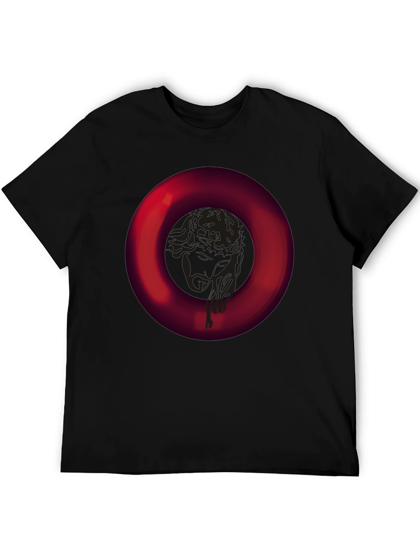 Bold Ring Graphic Tee - Modern Casual Style