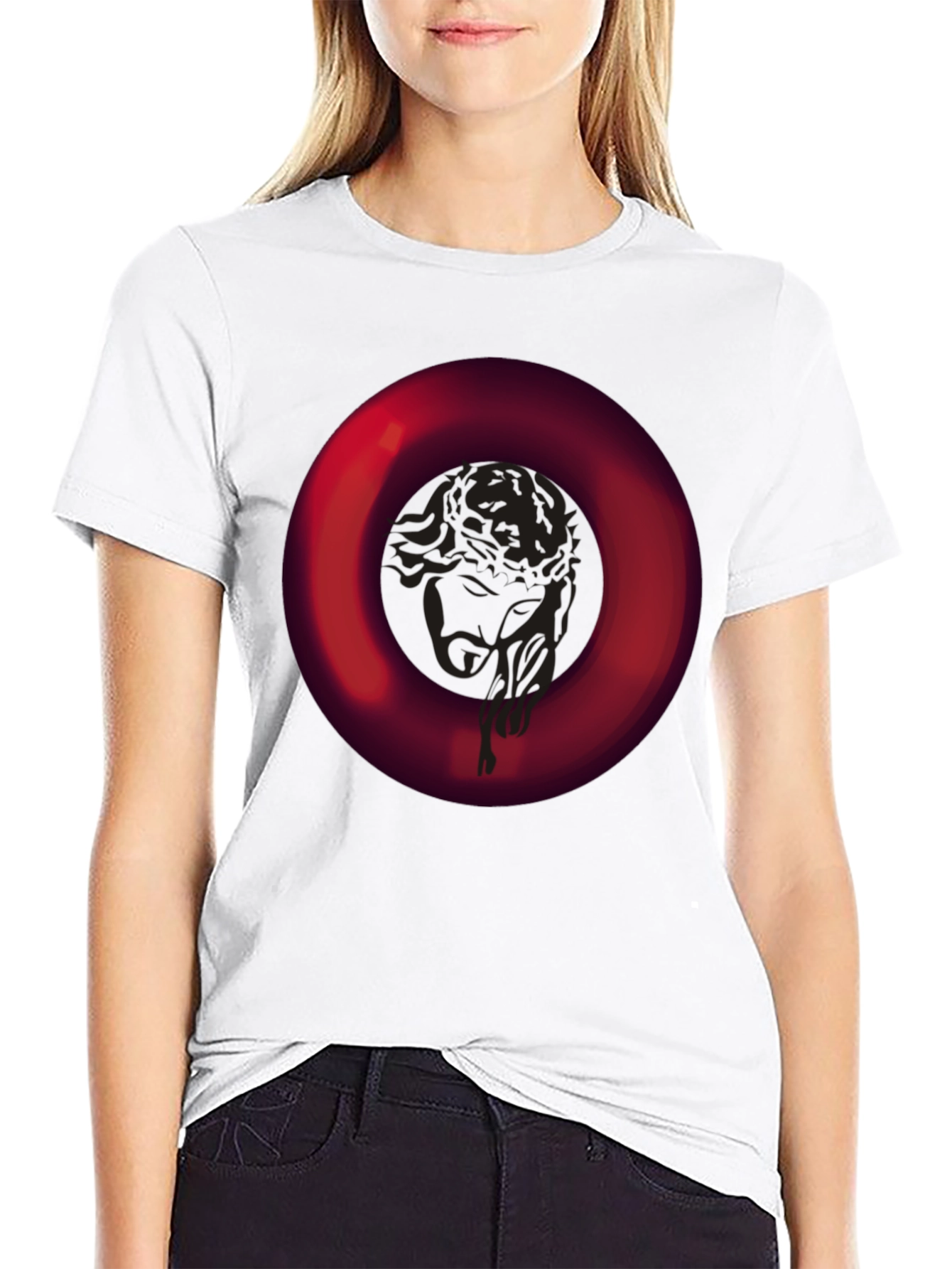 Bold Ring Graphic Tee - Modern Casual Style