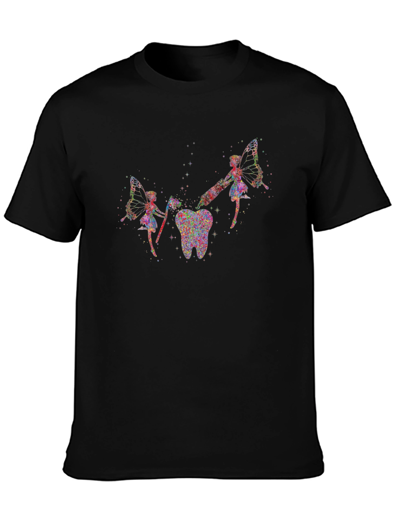 Tooth Fairy Graphic T-Shirt - Unique Dental Art Tee