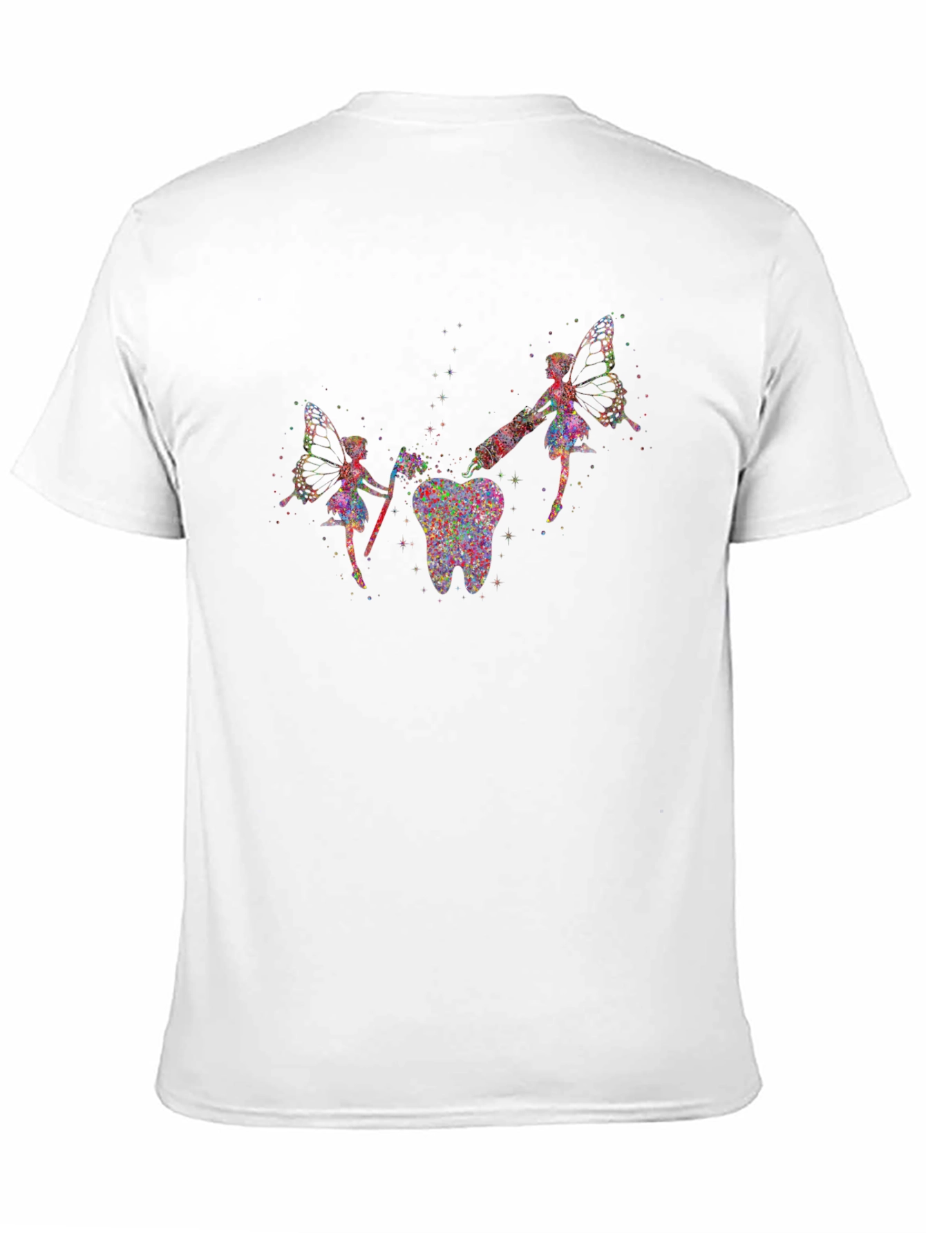Tooth Fairy Graphic T-Shirt - Unique Dental Art Tee