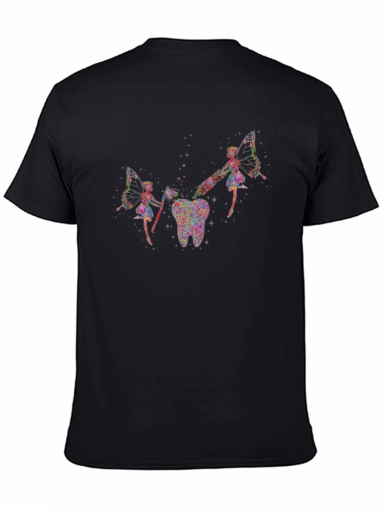 Tooth Fairy Graphic T-Shirt - Unique Dental Art Tee