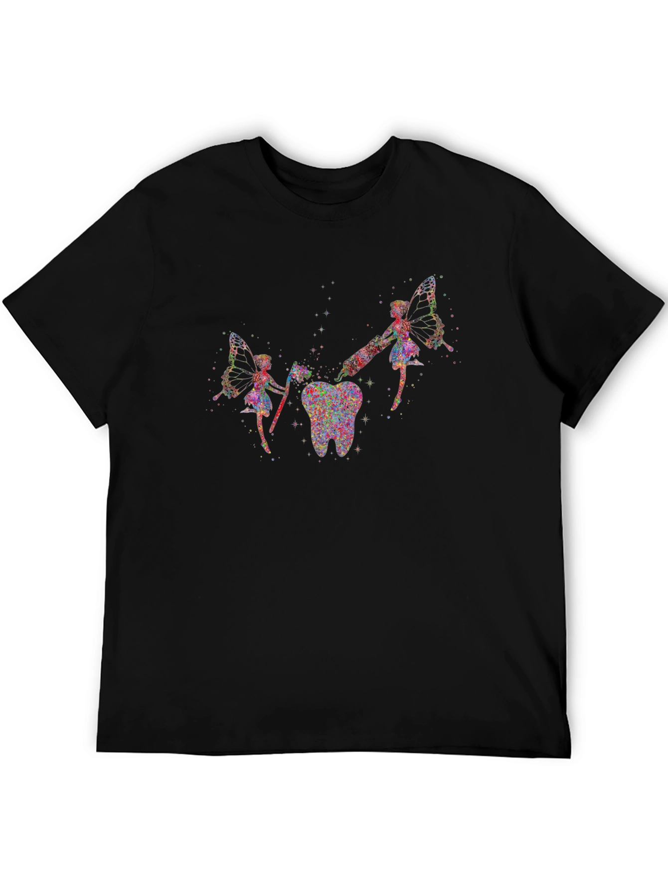 Tooth Fairy Graphic T-Shirt - Unique Dental Art Tee