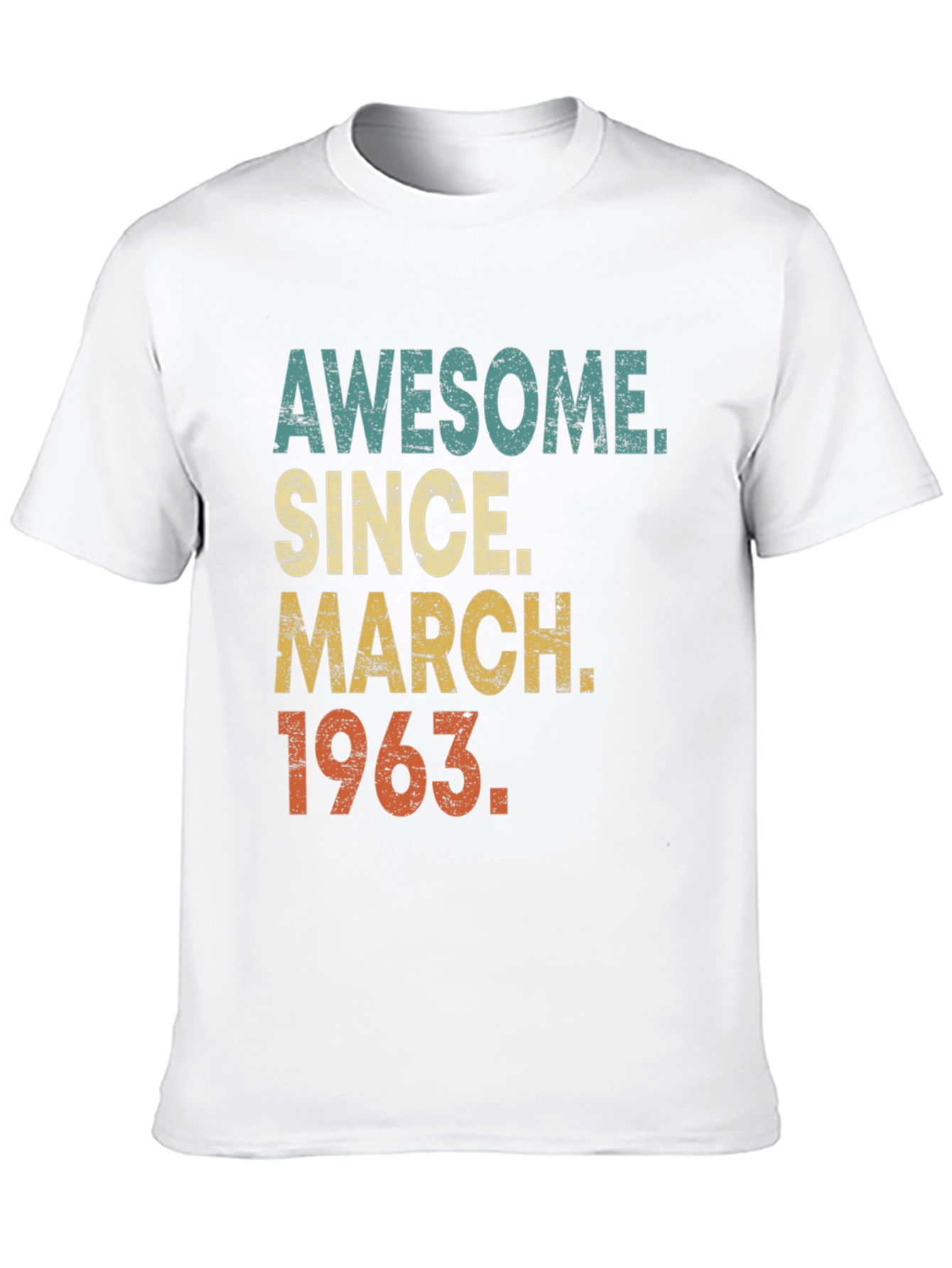 Awesome Since March 1963 Black Graphic Tee