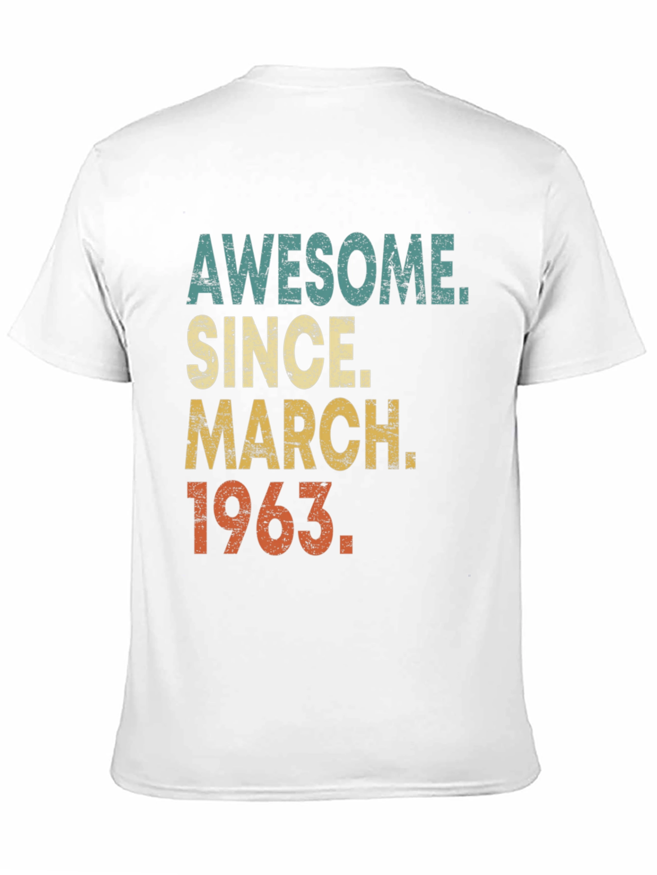 Awesome Since March 1963 Black Graphic Tee