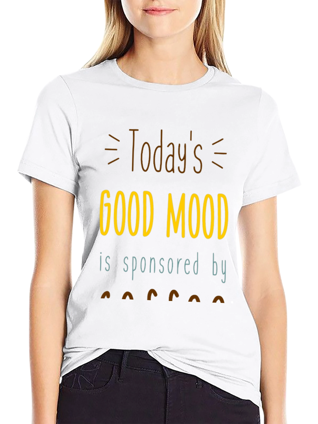 Todays Good Mood T-Shirt | Sponsored by Coffee