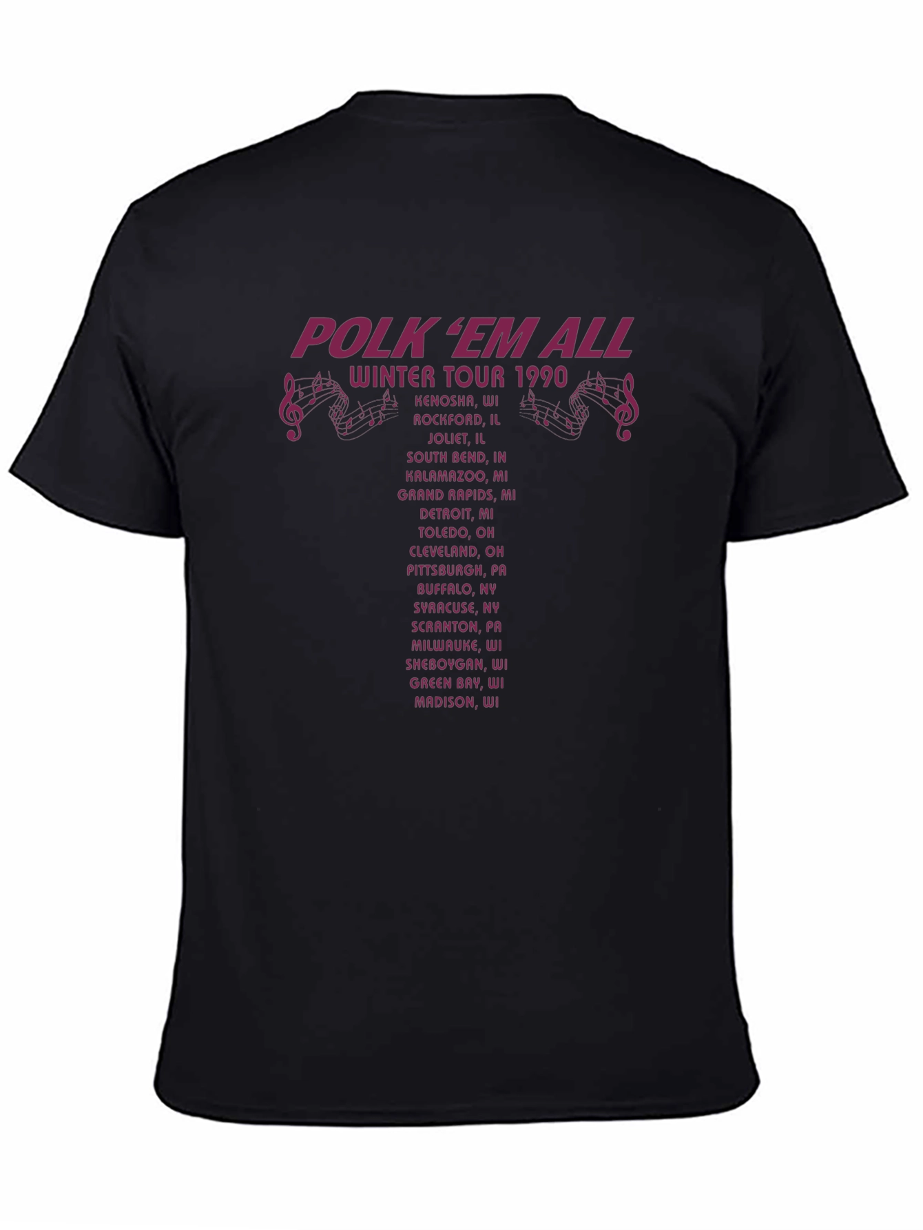Polkem All Winter Tour 1990 T-Shirt