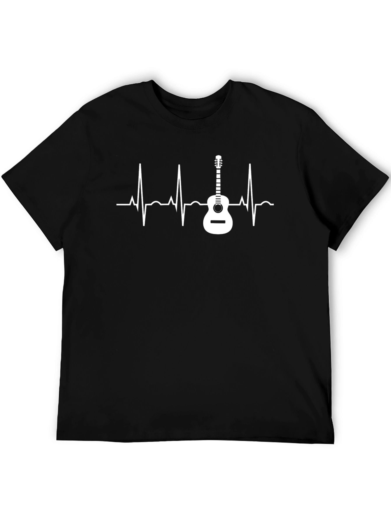 Guitar Heartbeat T-Shirt - Musician Tee