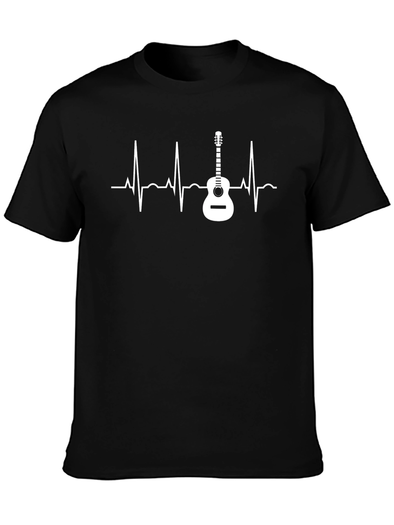 Guitar Heartbeat T-Shirt - Musician Tee
