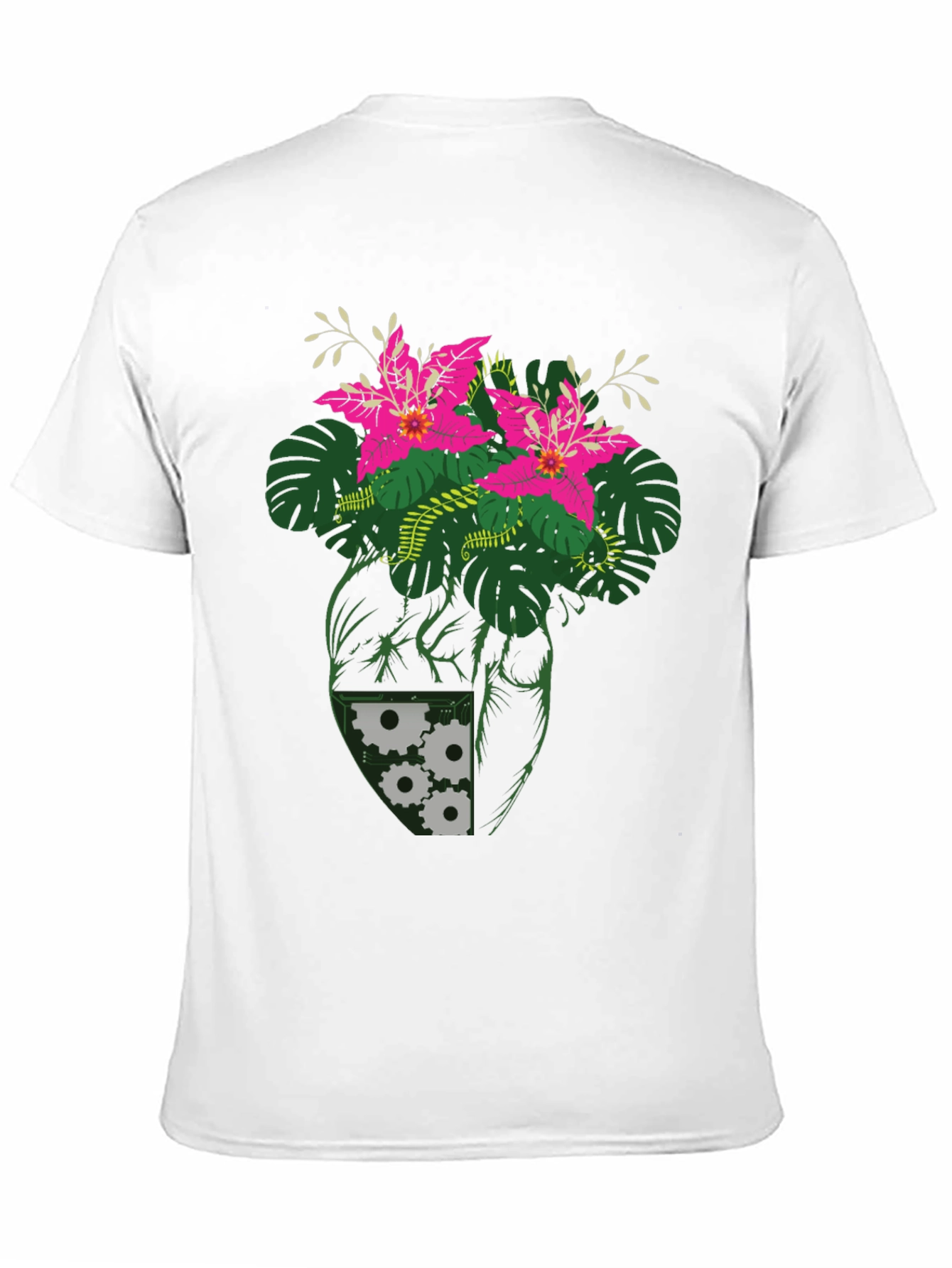 Botanical Heart Gear T-Shirt - Unique Graphic Tee