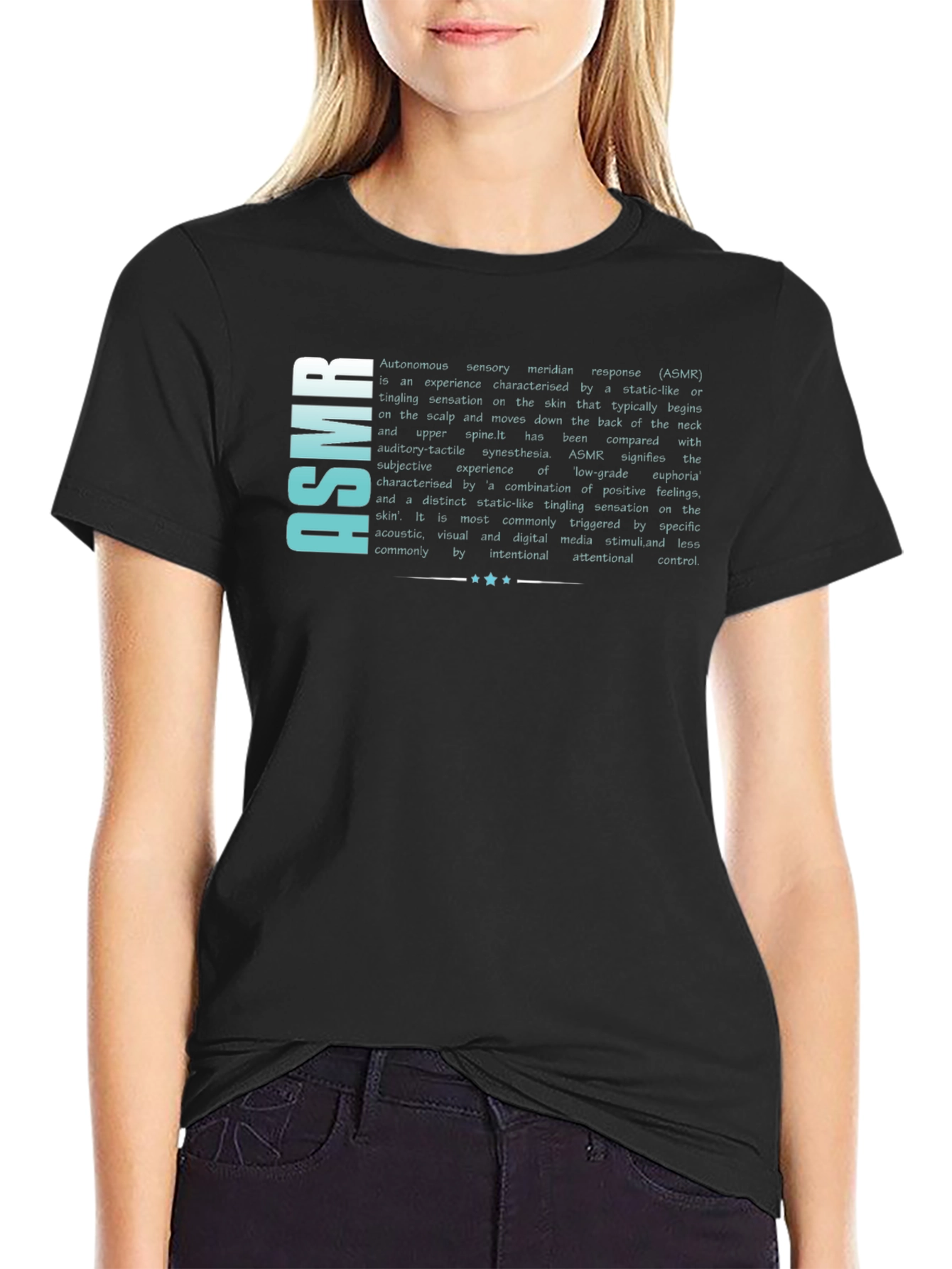ASMR Definition Graphic Print T-Shirt