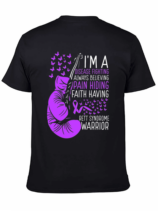 Rett Syndrome Warrior Graphic T-Shirt