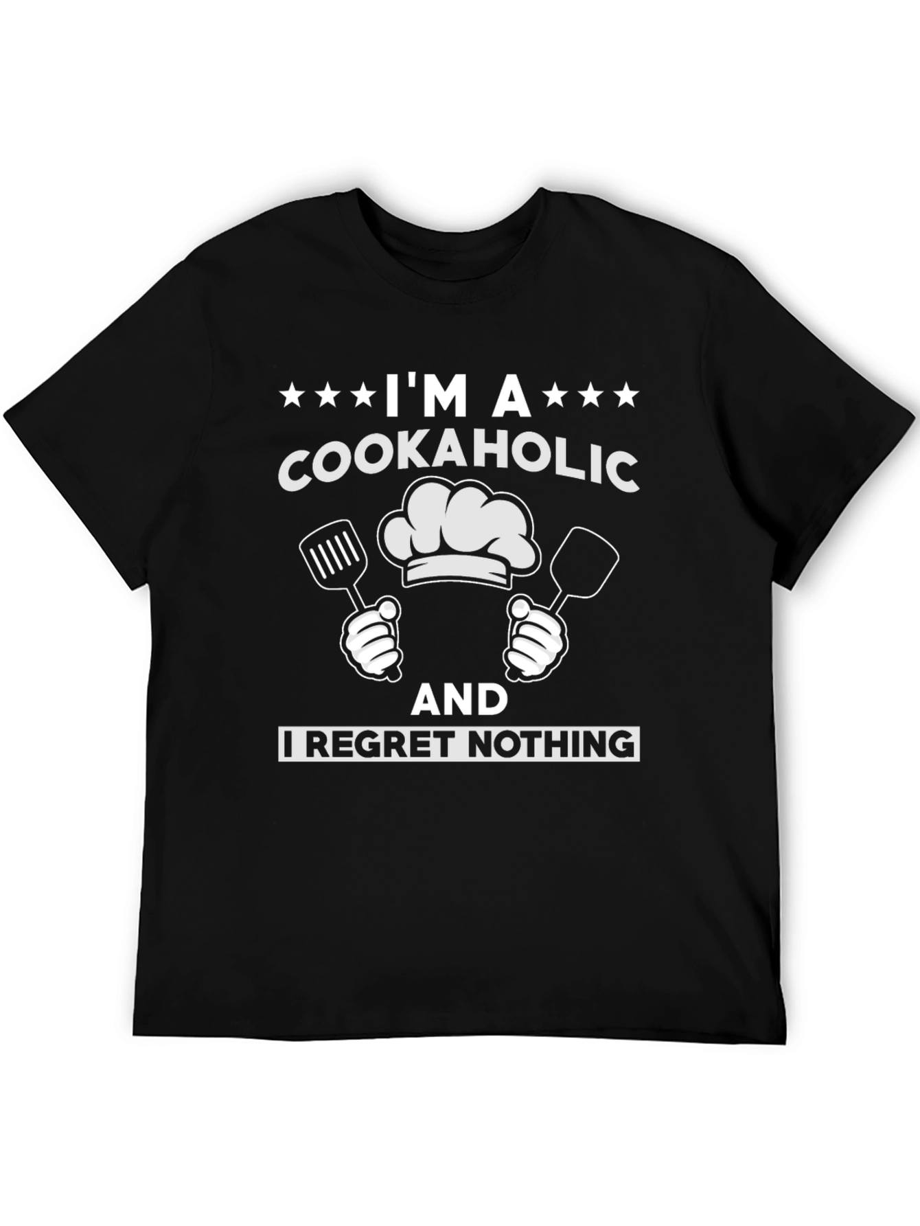 Cookaholic T-Shirt: Funny Chef Cooking Tee