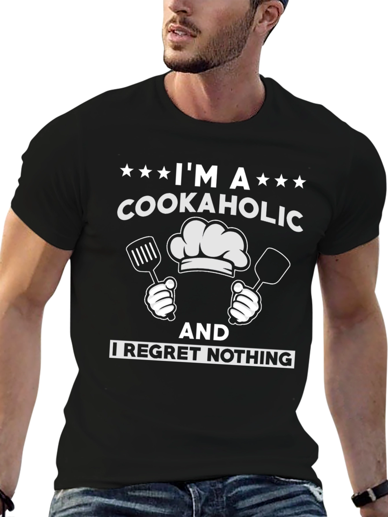 Cookaholic T-Shirt: Funny Chef Cooking Tee