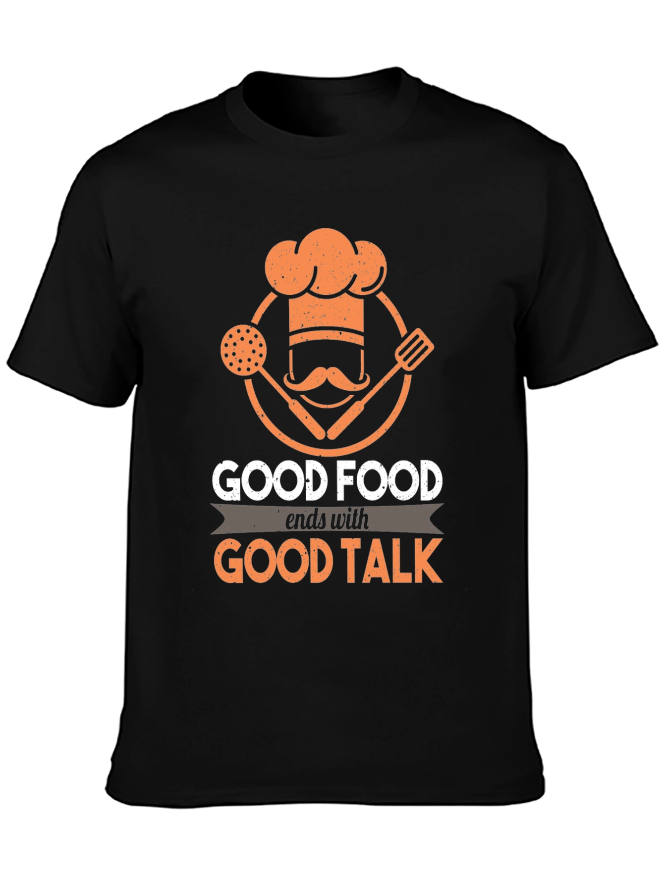 Good Food Good Talk Chef Graphic Tee