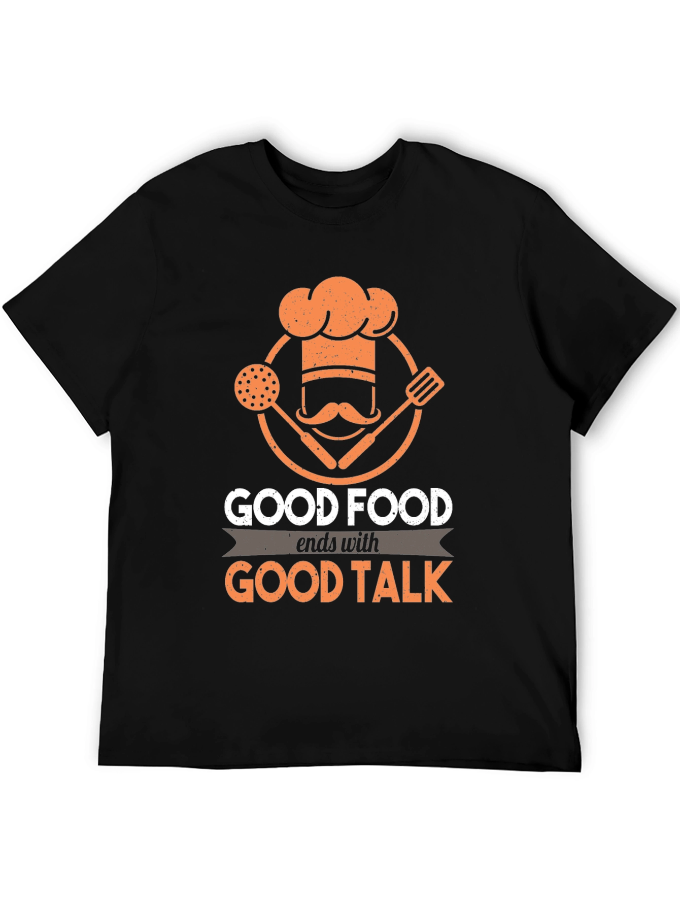 Good Food Good Talk Chef Graphic Tee