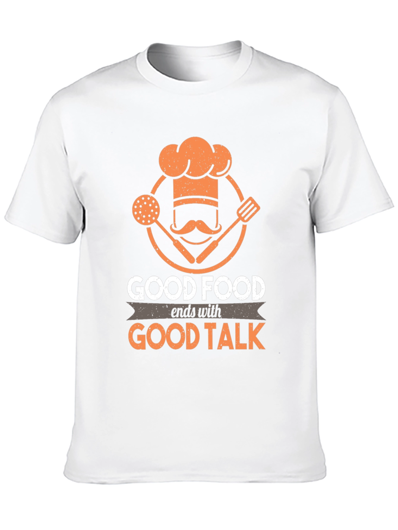Good Food Good Talk Chef Graphic Tee