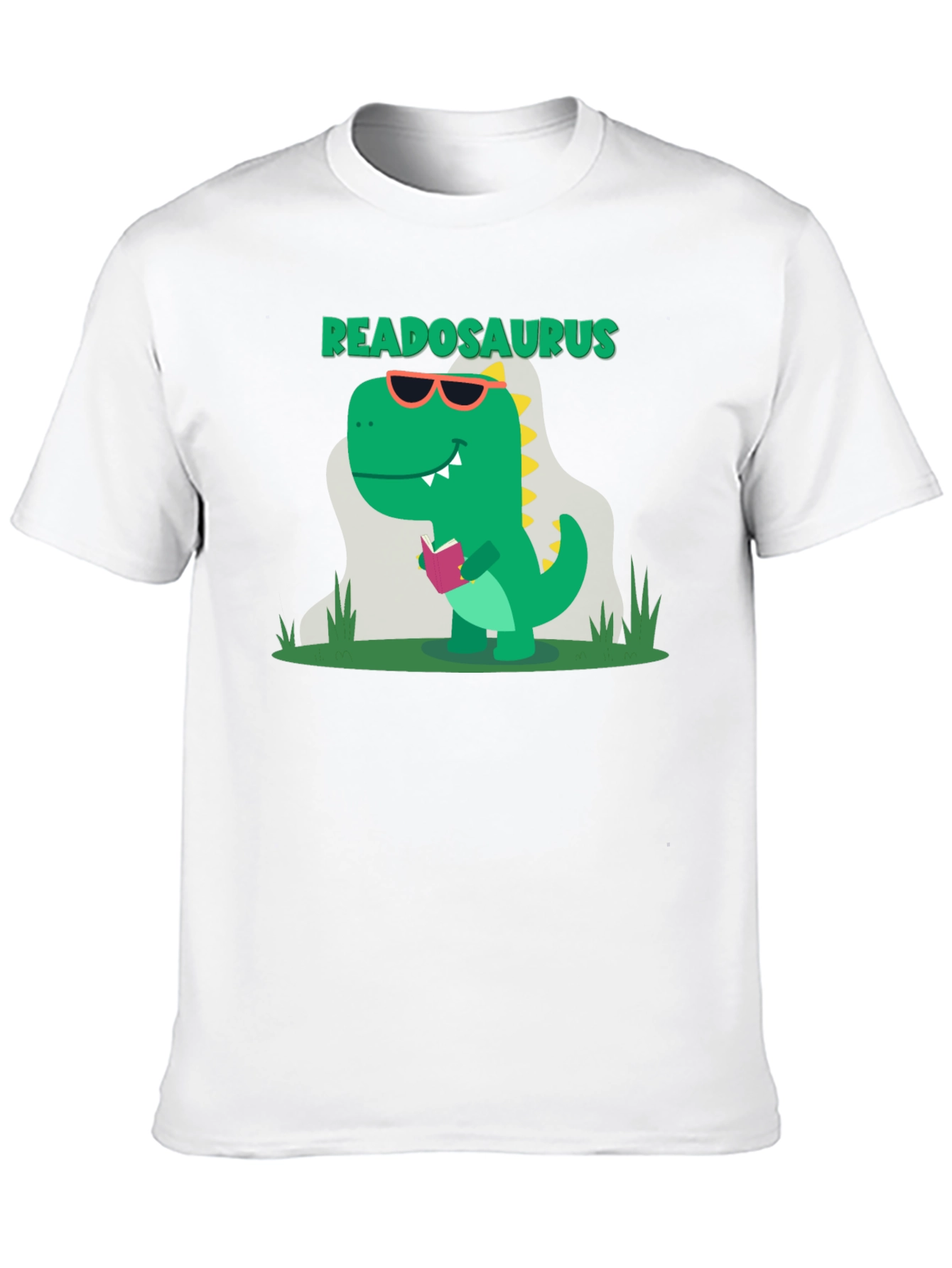 Readosaurus Graphic T-Shirt - Book Loving Dino Tee